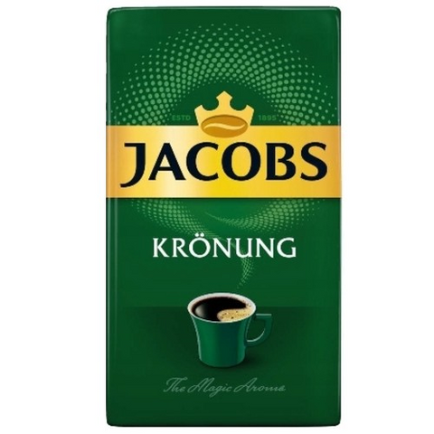 250 gram package of Jacobs Kronug Signature Ground Coffee.