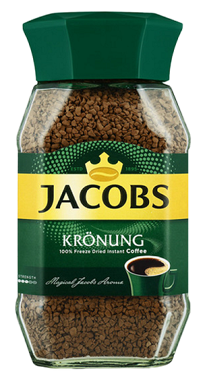 95 gram Jacobs Kronug signature 100% freeze dried Instant Coffee.