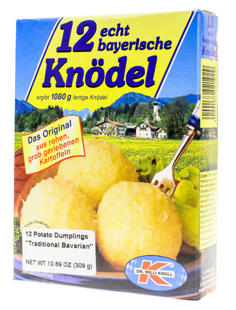 309 gram box  Potato Dumpling Mix "Traditional Bavarian" . This mix will make 12 dumplings.