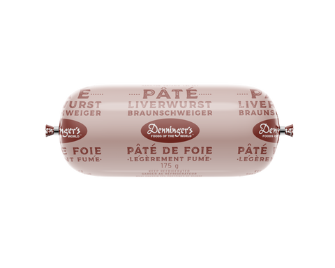 175 gram tube of Denninger's Braunschweiger Liverwurst