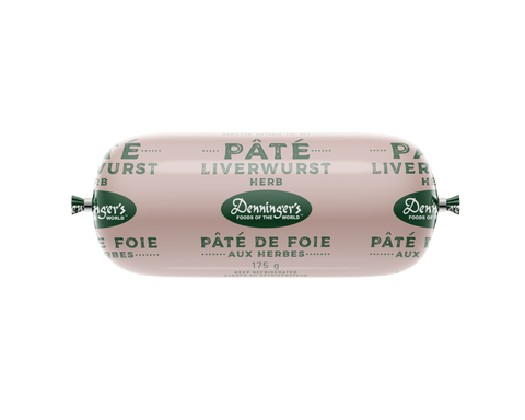 175 gram tube of Denninger's Herb Liverwurst