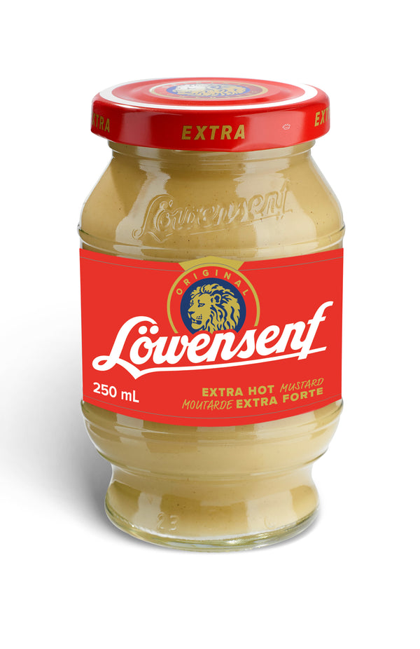 Lowensenf Mustard Jar Extra Hot - 250 mL