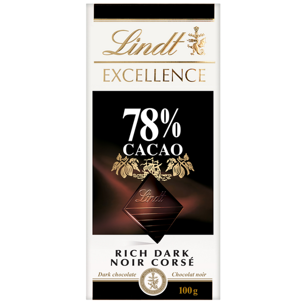 Lindt Excellence Bar - Dark 78% - 100 g