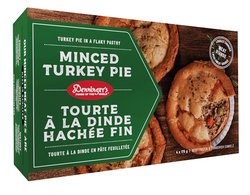 4x 175 gram box of frozen Denninger's minced turkey pies