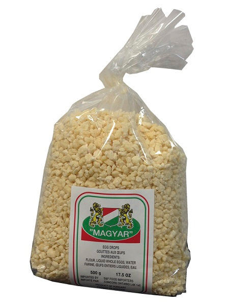 500 gram Magyar Egg Drop Noodles. Product of Hungary.