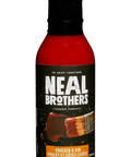 350 ml glass jar of Neal Brothers  Chicken and Rib BBQ Sauce.