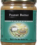 500 g glass jar of Nuts To You Nut Butter crunchy peanut butter