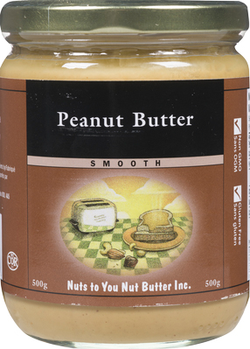 500 g glass jar of smooth peanut butter