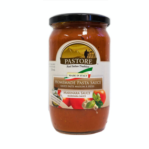 720 ml glass jar Pastore Marinara Pasta Sauce. Made in Italy