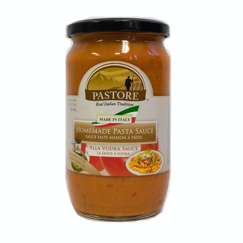 720 ml glass jar Pastore Alla Vodka Pasta Sauce. Made in Italy