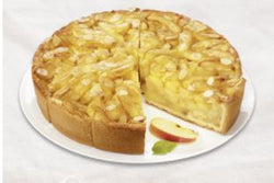  A crispy short crust pastry base with chunky apple slices give a handmade look. Flaked almonds give an enjoyable crunch. 208 gram Apple Pie Slice