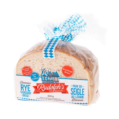 500 gram package of Rudolph's Bavarian Rye Sourdough Bread