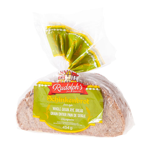 454 gram bag of Rudolph's Schinkenbrot Farm Style Bread
