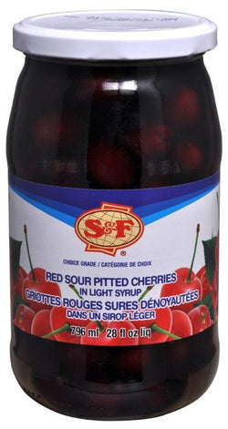 S&F Sour Cherries - 796 mL