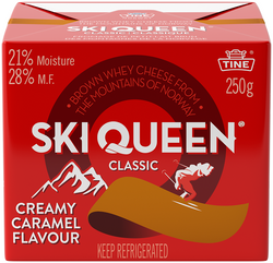 250 grams of Ski Queen Classic Brown Whey Cheese