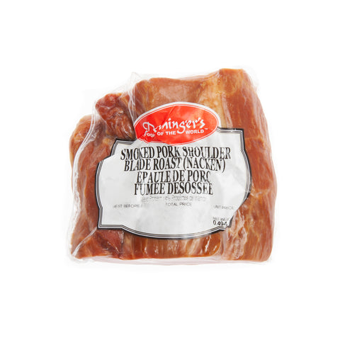 500 gram package of Denninger's smoked pork shoulder blade roast.