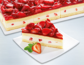167 gram triangle slice Strawberry Buttermilk cake