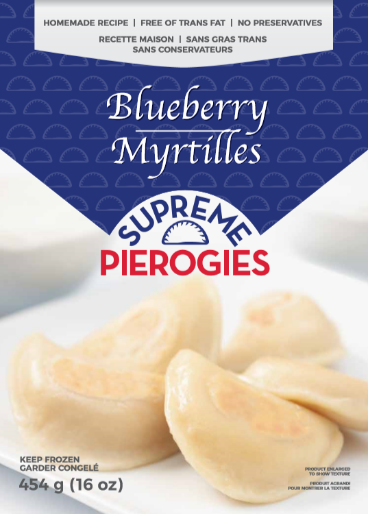 Blueberry Pierogies - 12 pieces