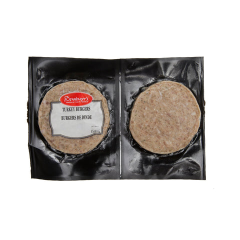 Denninger's vacuum sealed Turkey Burger. Two pieces - 170 gram per burger.