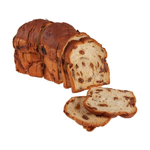 600g Sliced white bread with raisins
