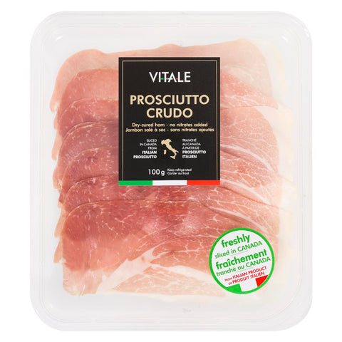 100 gram package of Viale dry cured ham