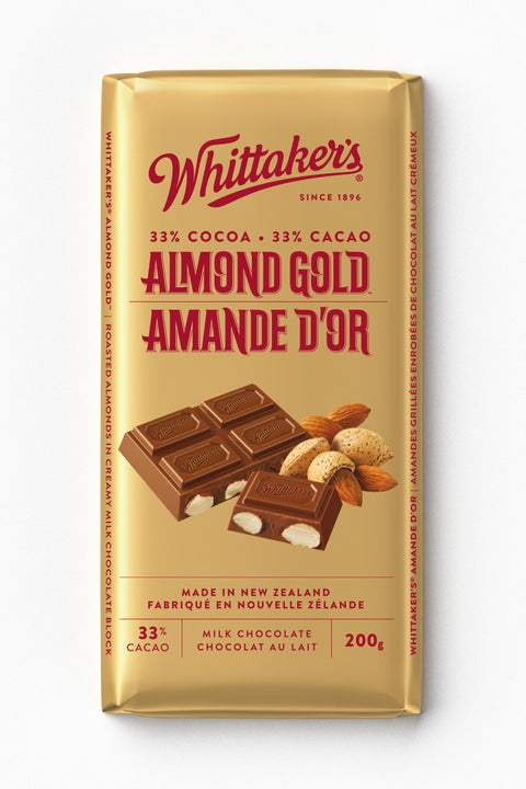 Whittakers Bar Almond Gold - 200 g