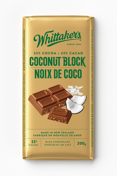 Whittakers Bar Coconut Block - 200 g