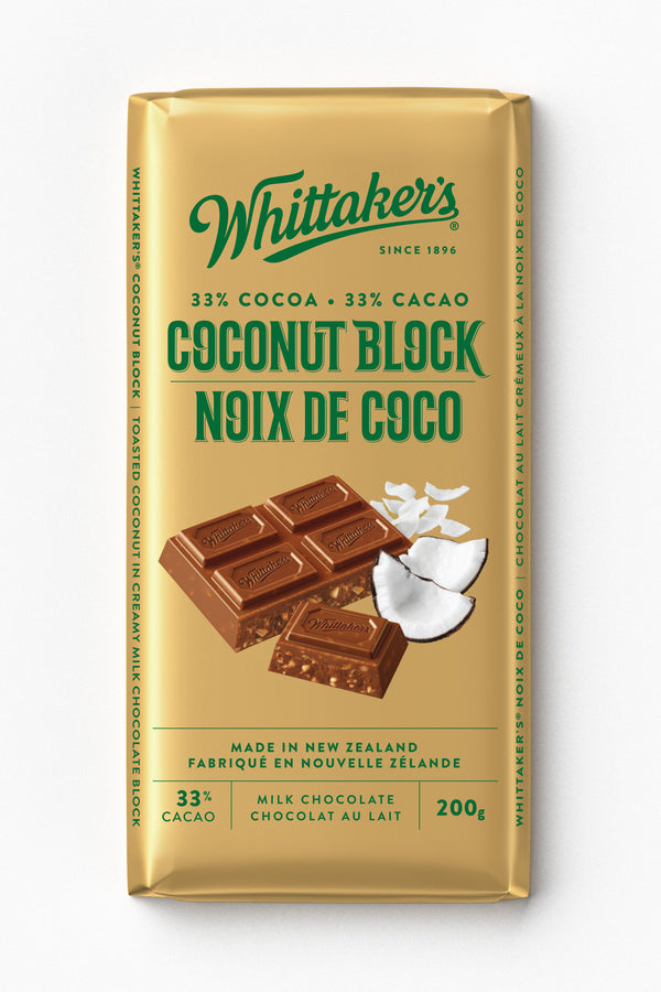 Whittakers Bar Coconut Block - 200 g
