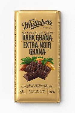 Whittakers Bar Ghana 72% Dark - 200 g
