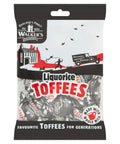 150 gram bag of Liquorice Toffees from Walker's Nonsuch