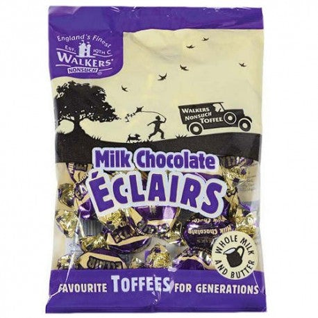 150 gram bag of Milk Chocolate Éclairs Toffees from Walker's Nonsuch