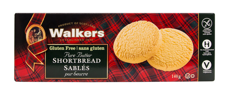 Walkers GF Shortbread - Rounds - 140 g